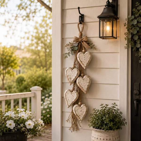 ⭐🤎Hanging Heart Wall Decor