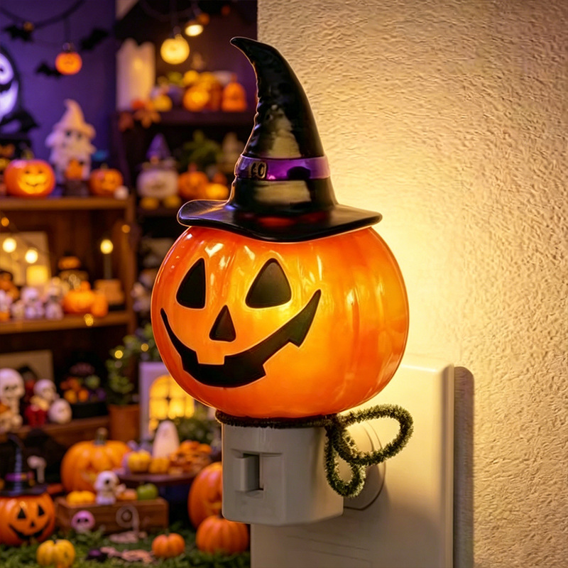 Pumpkin Cat Bubble Light