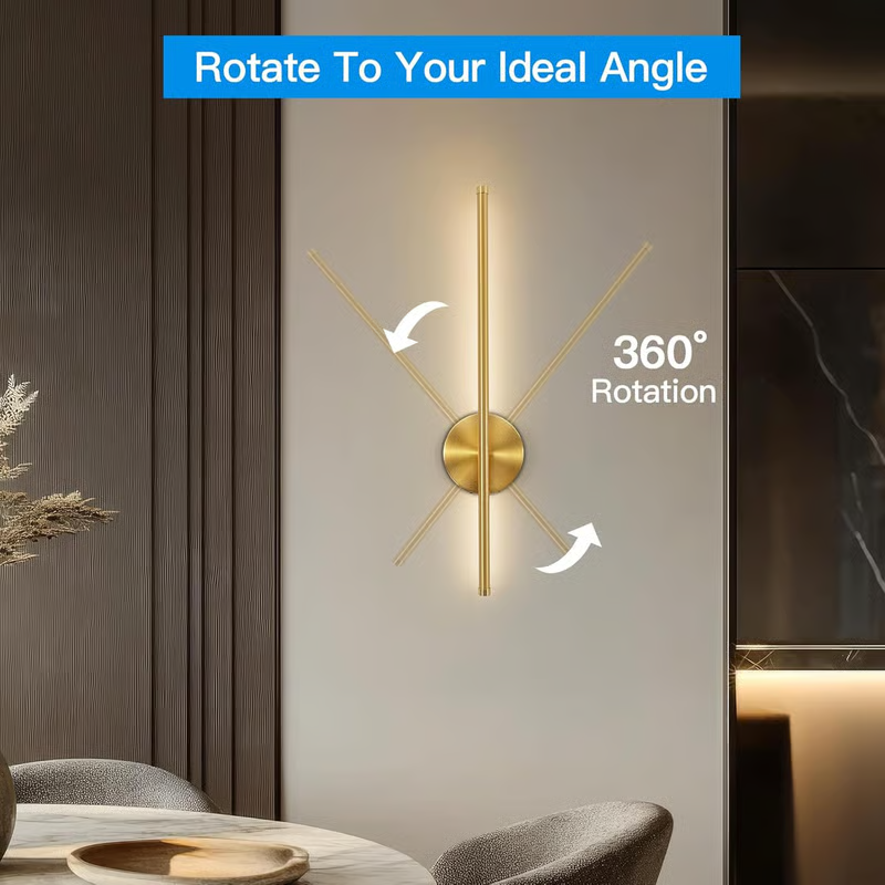 Modern Magnetic Wall Light – Wireless Luxury Wall Sconce for Ambient Home Lighting