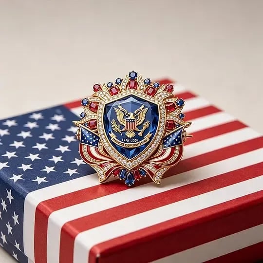 Commemorative Liberty Bow Pin