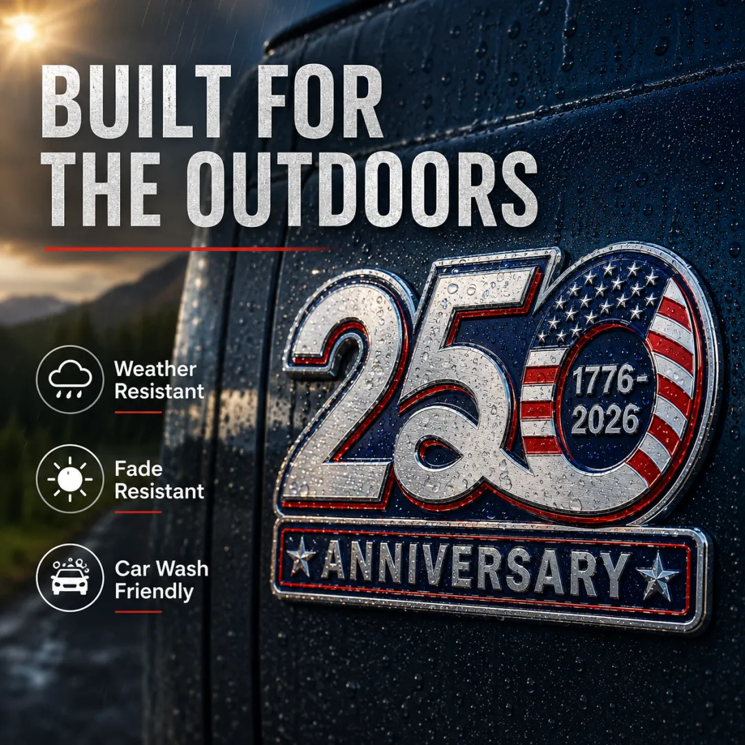 🎉Celebrate America’s 250th Anniversary with a Patriotic Car Emblem