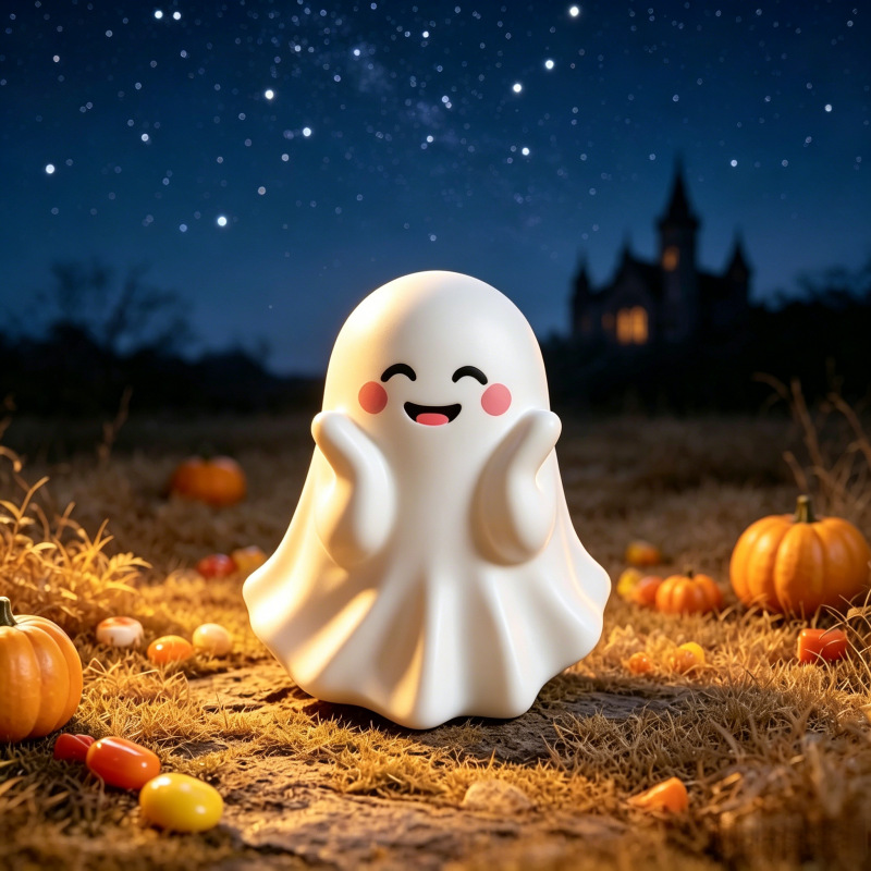 Funny Middle Finger Ghost Ornament