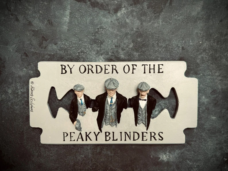 Peaky Blinders Razor Blade 3D Printed Decor