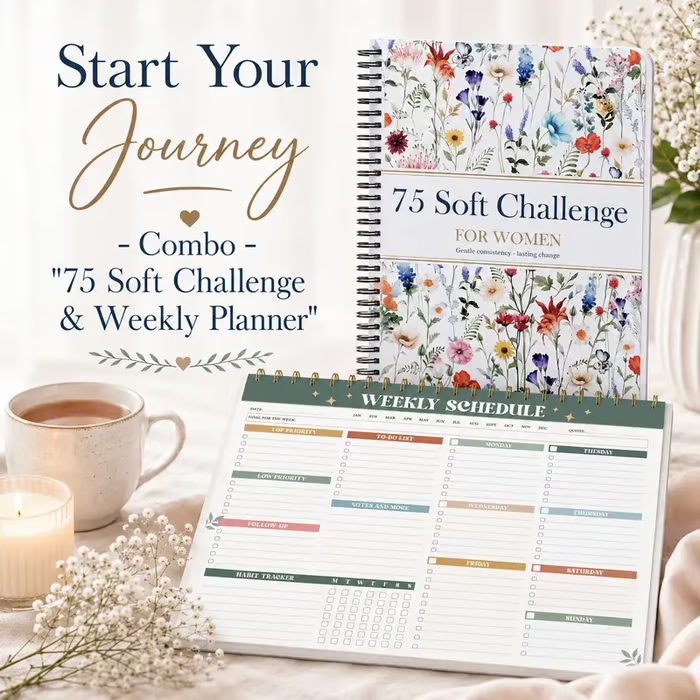 The Soft Discipline Journal – 75 Days to Become Who You're Trying to Be