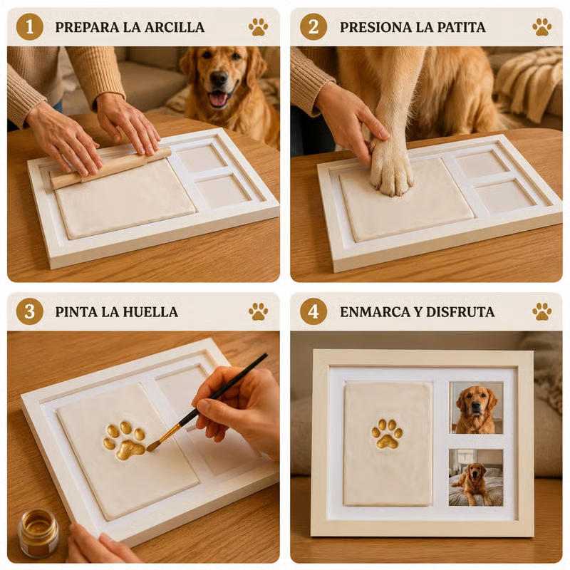 Paw Print Keepsake Frame — A Little Paw Print, A Lifetime Of Love