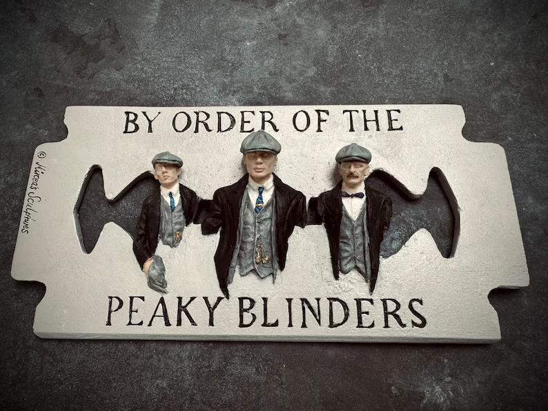 Peaky Blinders Razor Blade 3D Printed Decor