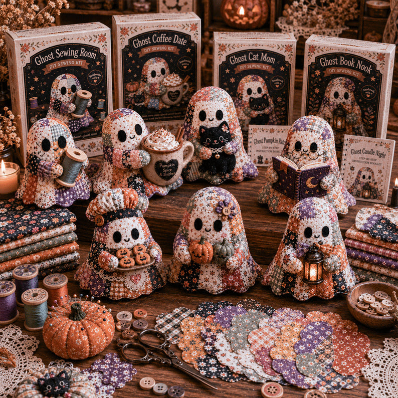 🔥49% Off Last Day - 👻 Little Ghost’s Cozy Halloween DIY Patchwork Kit