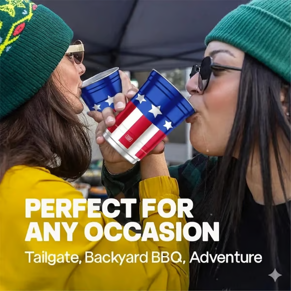⚡️Independence Day 50% OFF- 🦅 250th Anniversary Aluminum Party Cup — Reusable Patriotic Cups