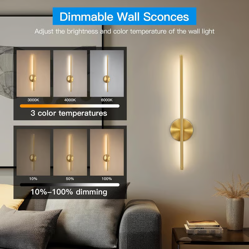 Modern Magnetic Wall Light – Wireless Luxury Wall Sconce for Ambient Home Lighting