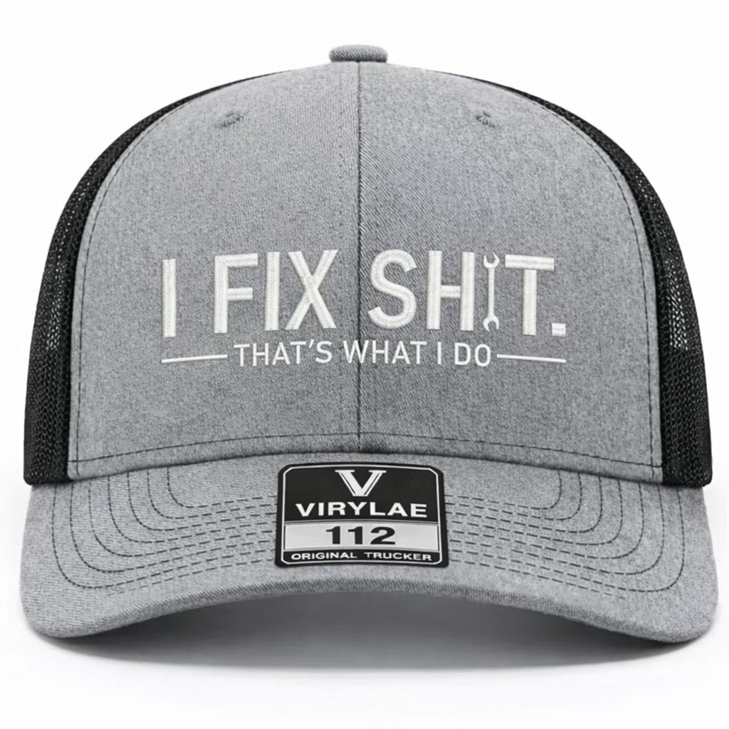 💥LAST DAY 57% OFF-🛠️ I Fix Shit Trucker Hat – Funny Mechanic & Fixer Cap