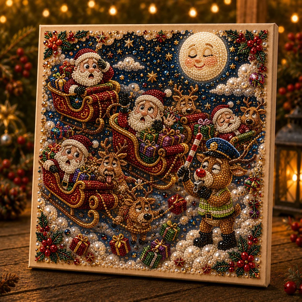 🎄 LAST DAY 50% OFF🧘 Relaxing & Beginner-Friendly🎄 Premium 3D Pearl Christmas Art Kit – ✨Relaxing DIY Craft to Create Stunning Christmas Artwork