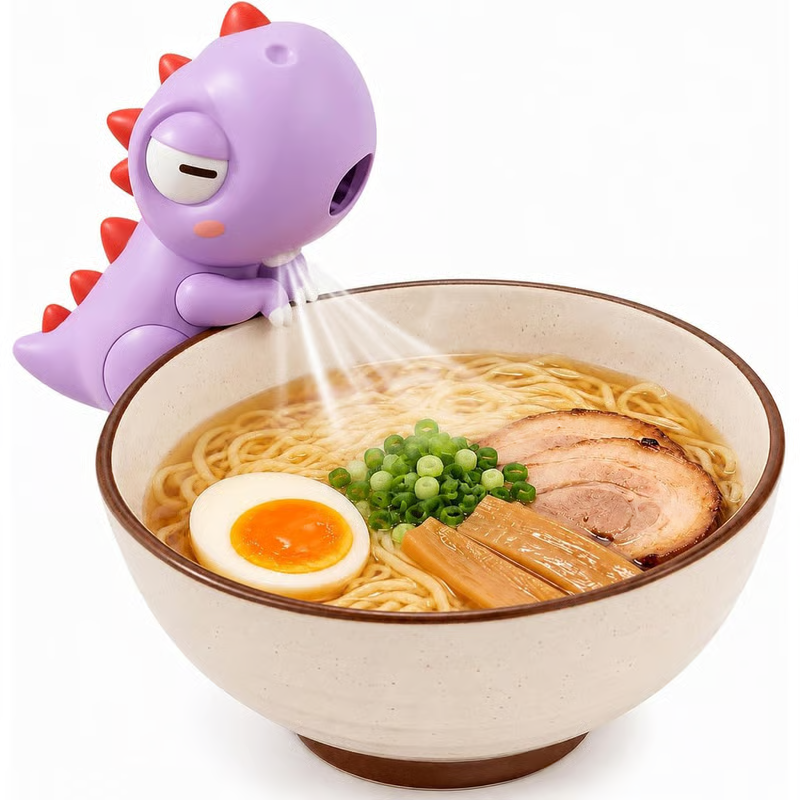 Cute Food Cooling Fan - Clip-On Meal Cooler For Hot Noodles & Meals