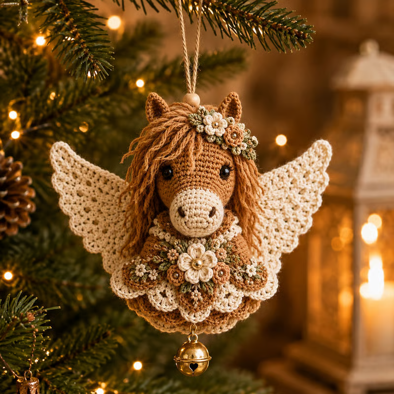 Animal Angel Crochet Ornament DIY Kit