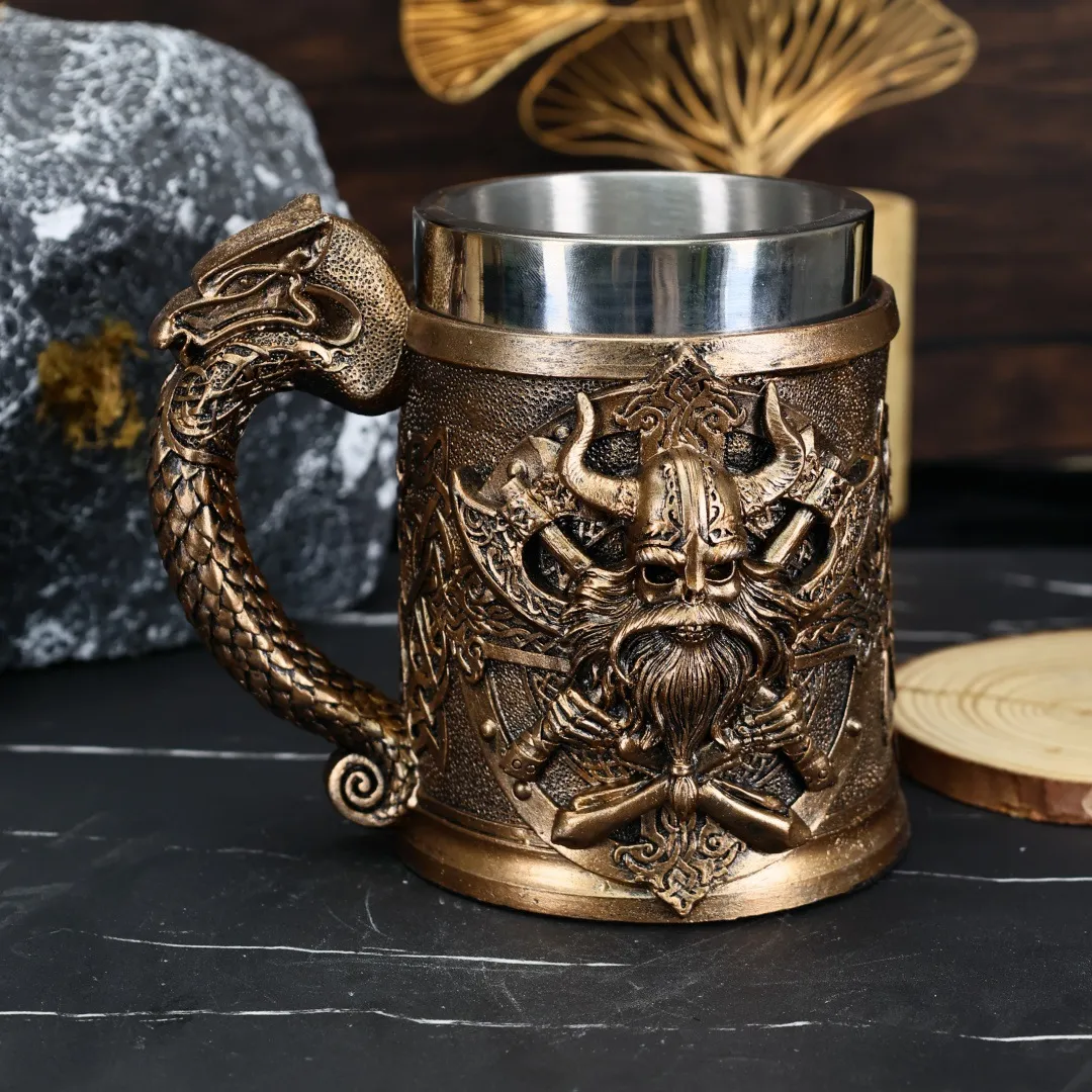 ⚔️ Viking Duel Tankard Drink Like a Legend, Forged in Valhalla