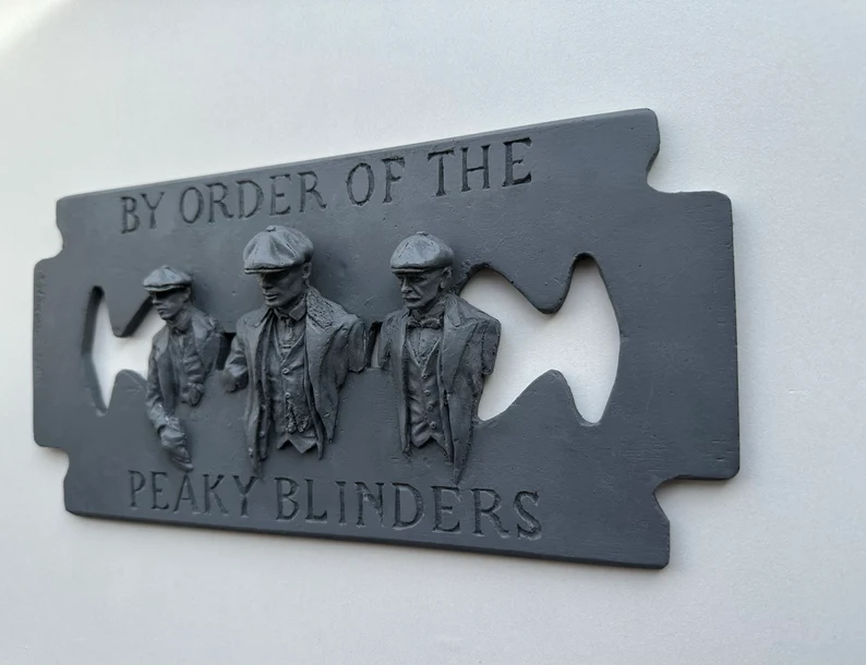 Peaky Blinders Razor Blade 3D Printed Decor
