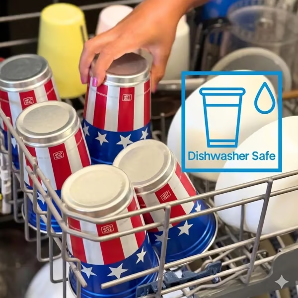 ⚡️Independence Day 50% OFF- 🦅 250th Anniversary Aluminum Party Cup — Reusable Patriotic Cups