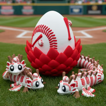 🔥LAST DAY 49% OFF-⚾ Flexi Baseball Dragons & Egg: Winged Dragon Fidget Toy