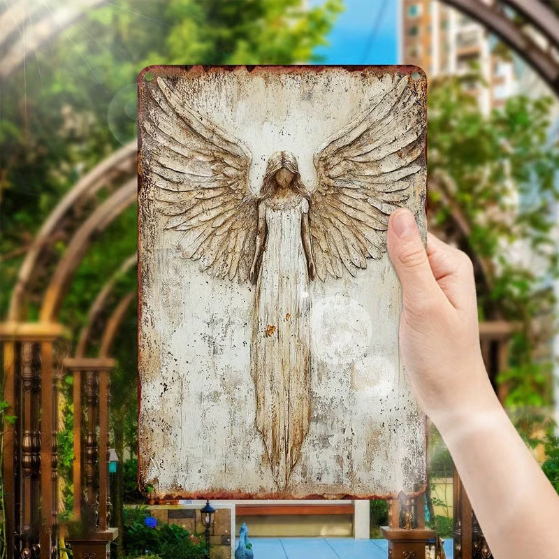 Sconto del 49%丨Guardian Angel Vintage Wall Art