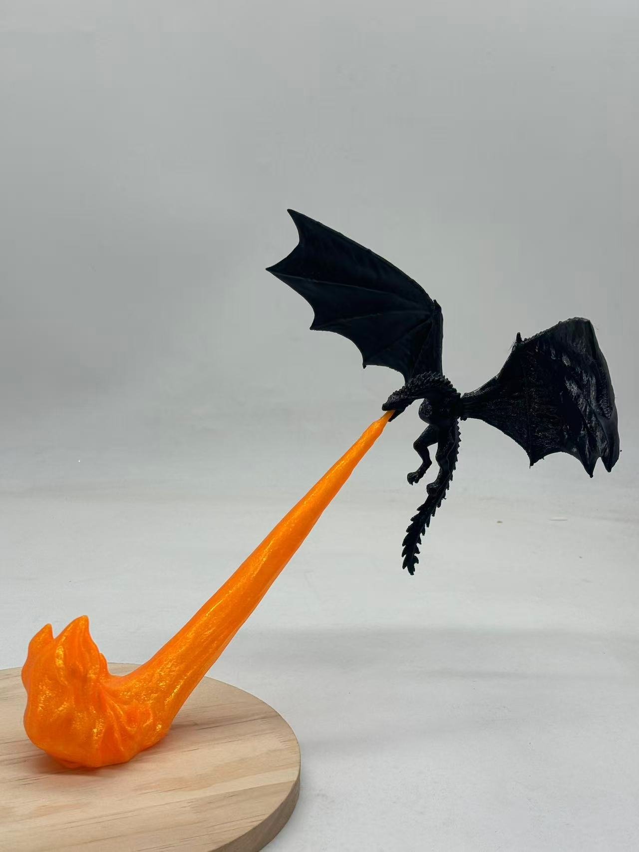 🐉Naotstore - Dragon Flame Book Nook - Blazing Fire / No Lights