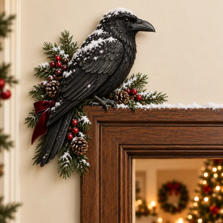 Cardinal Winter Door Topper