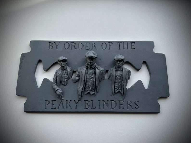 Peaky Blinders Razor Blade 3D Printed Decor