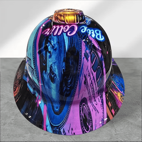 👷‍♂️🔥 Blue Collar Daddy Hydro-Dipped Hard Hat