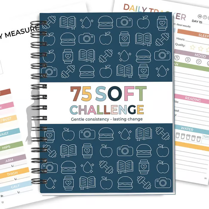 The Soft Discipline Journal – 75 Days to Become Who You're Trying to Be