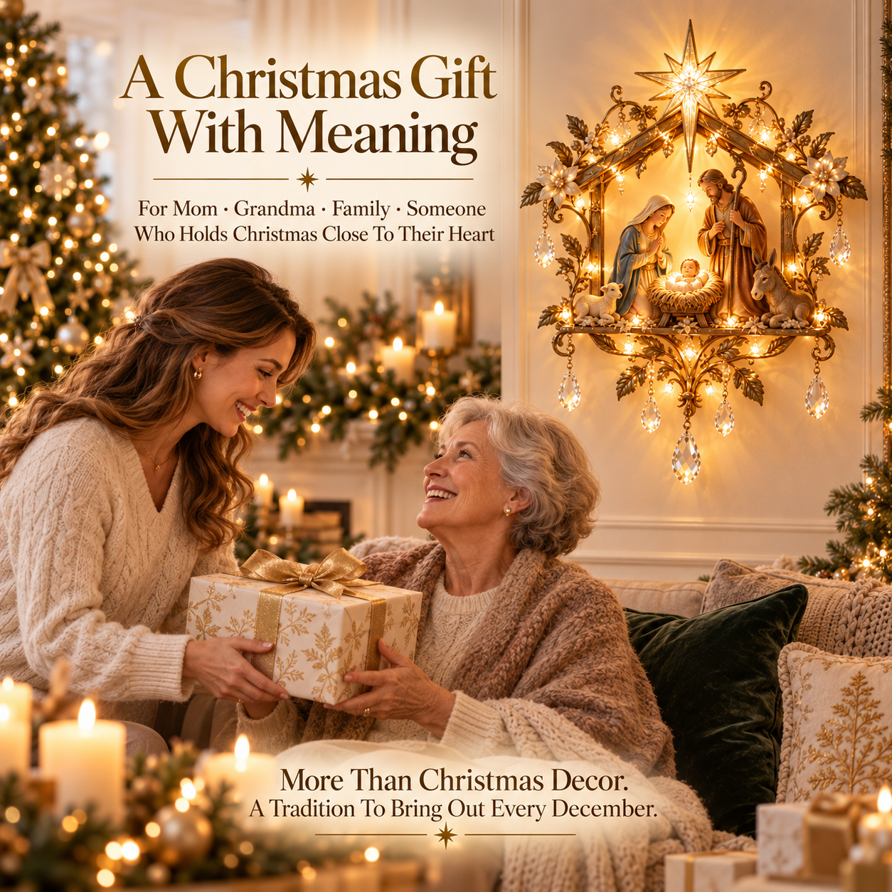 Bethlehem Nativity Glow meaningful Christmas gift