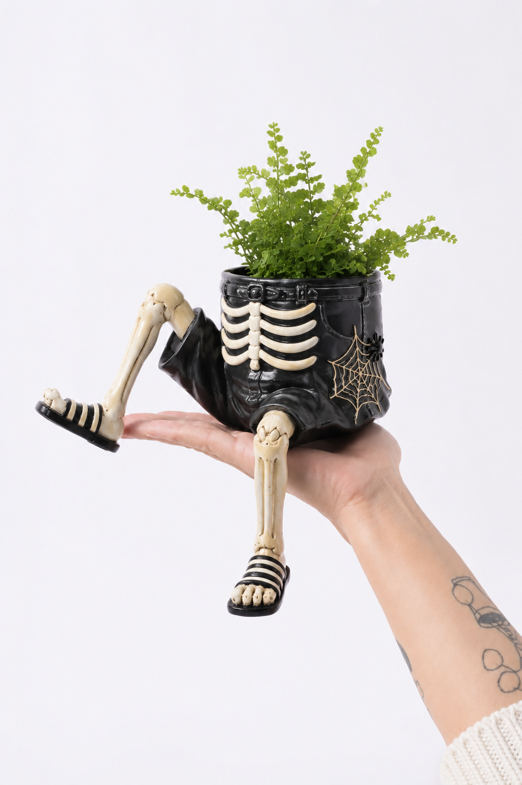 🎃 Limited Halloween Sale 👻 The Hanging Legs Family™ Whimsical Hanging Legs Planter – Spooky & Adorable Home Decor