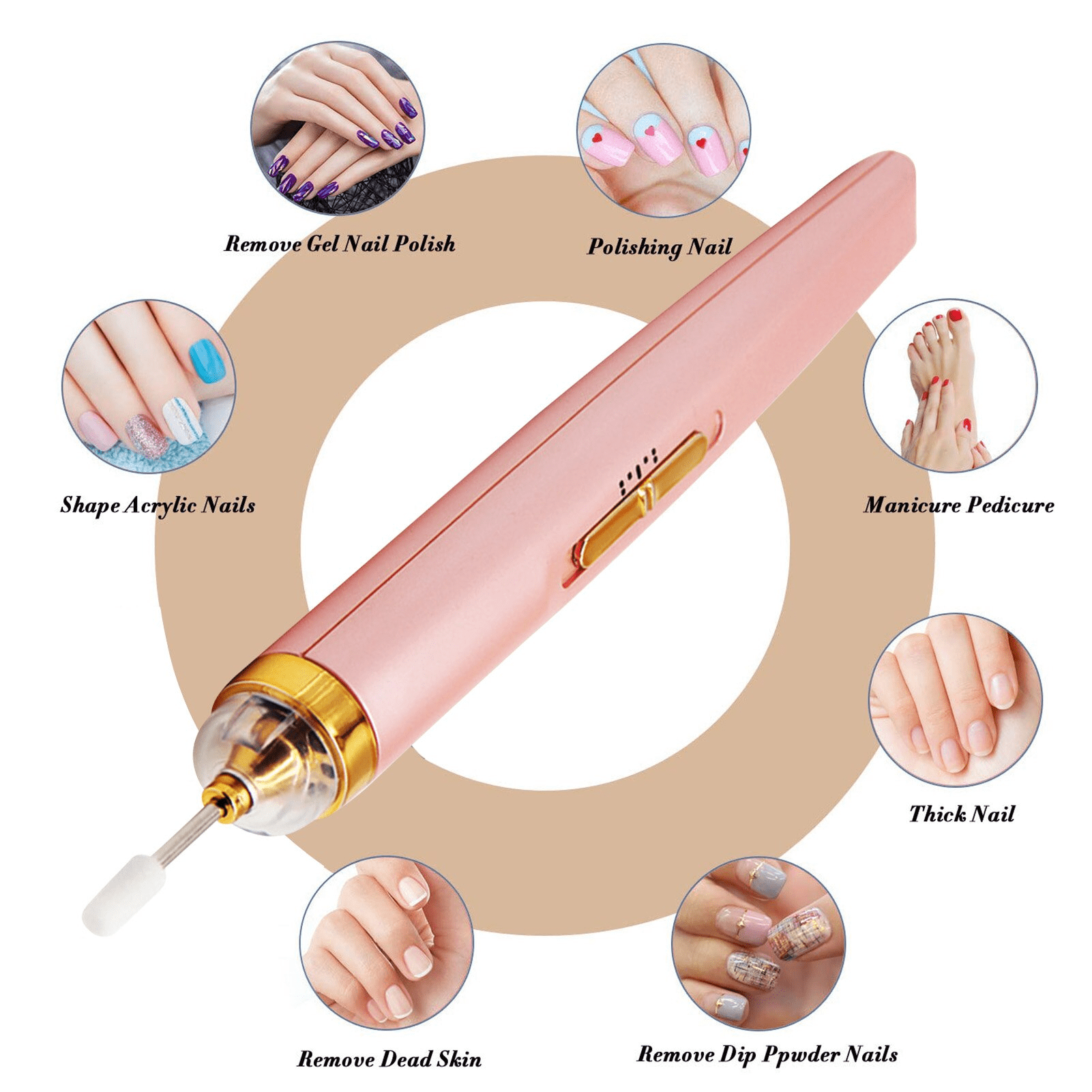  ELECTRIC PROFESSIONAL MANICURE NAIL MACHINE SET💅