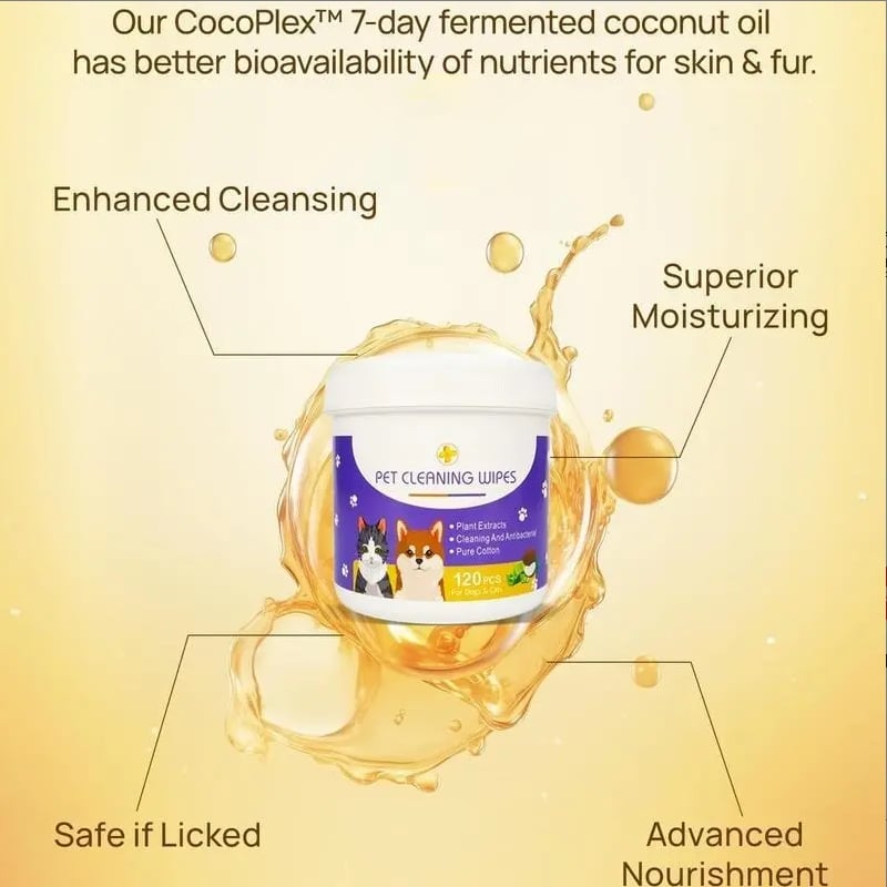 🐕&🐱Hypoallergenic Pet Eye Wipes For Dogs & Cats