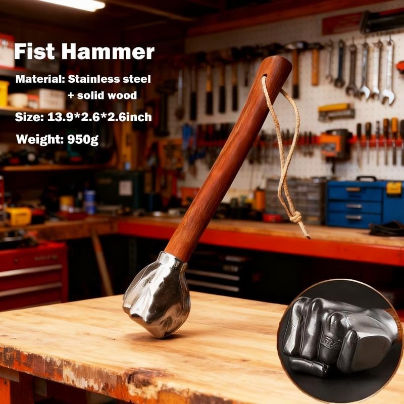 🔥HOT SALE - Old Fuckers Club - Stainless Steel Thumb Hammer