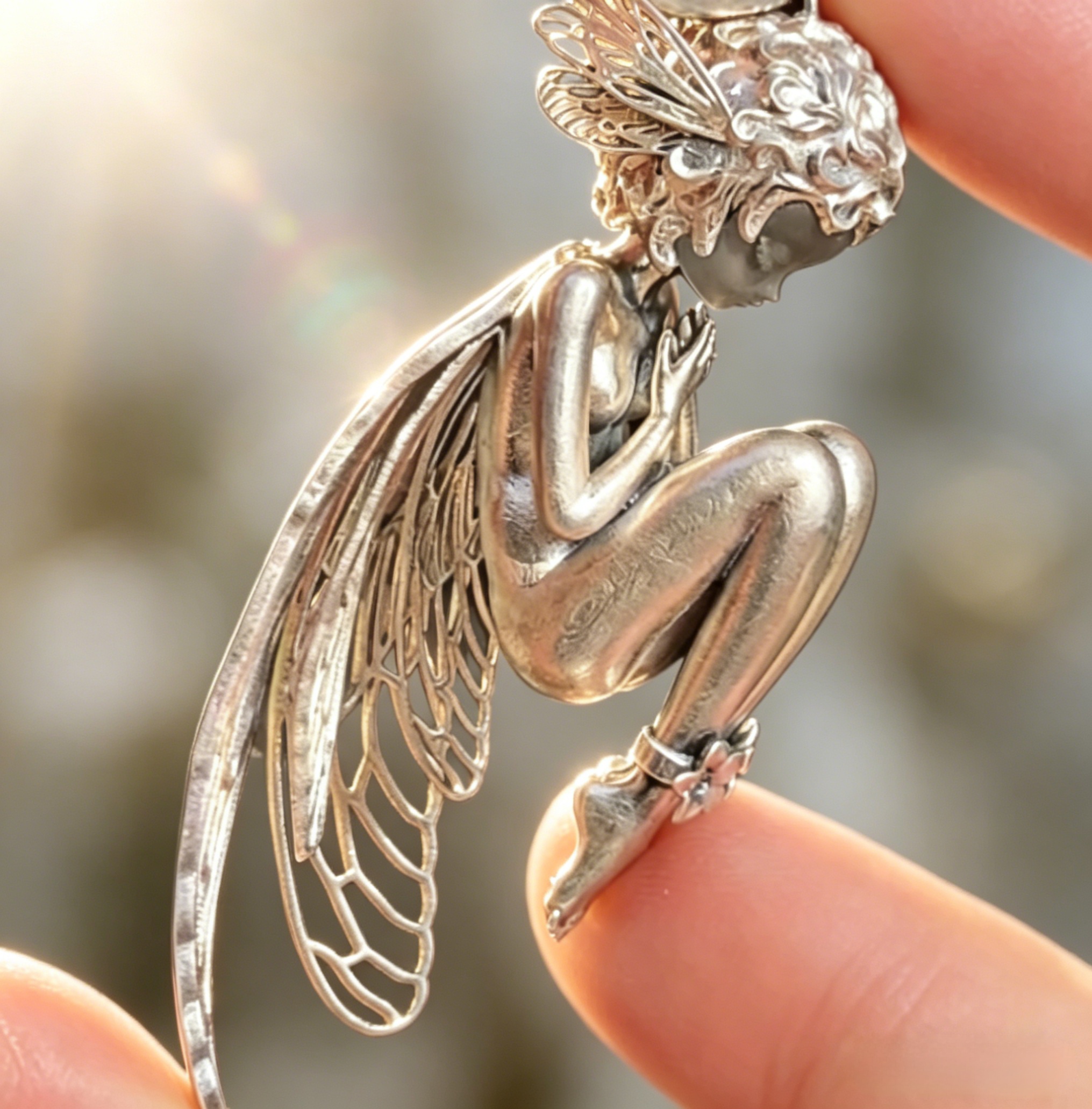 ❤️Tiny Fairy Figurine – A Quiet Companion That Brings Peace to Your Space