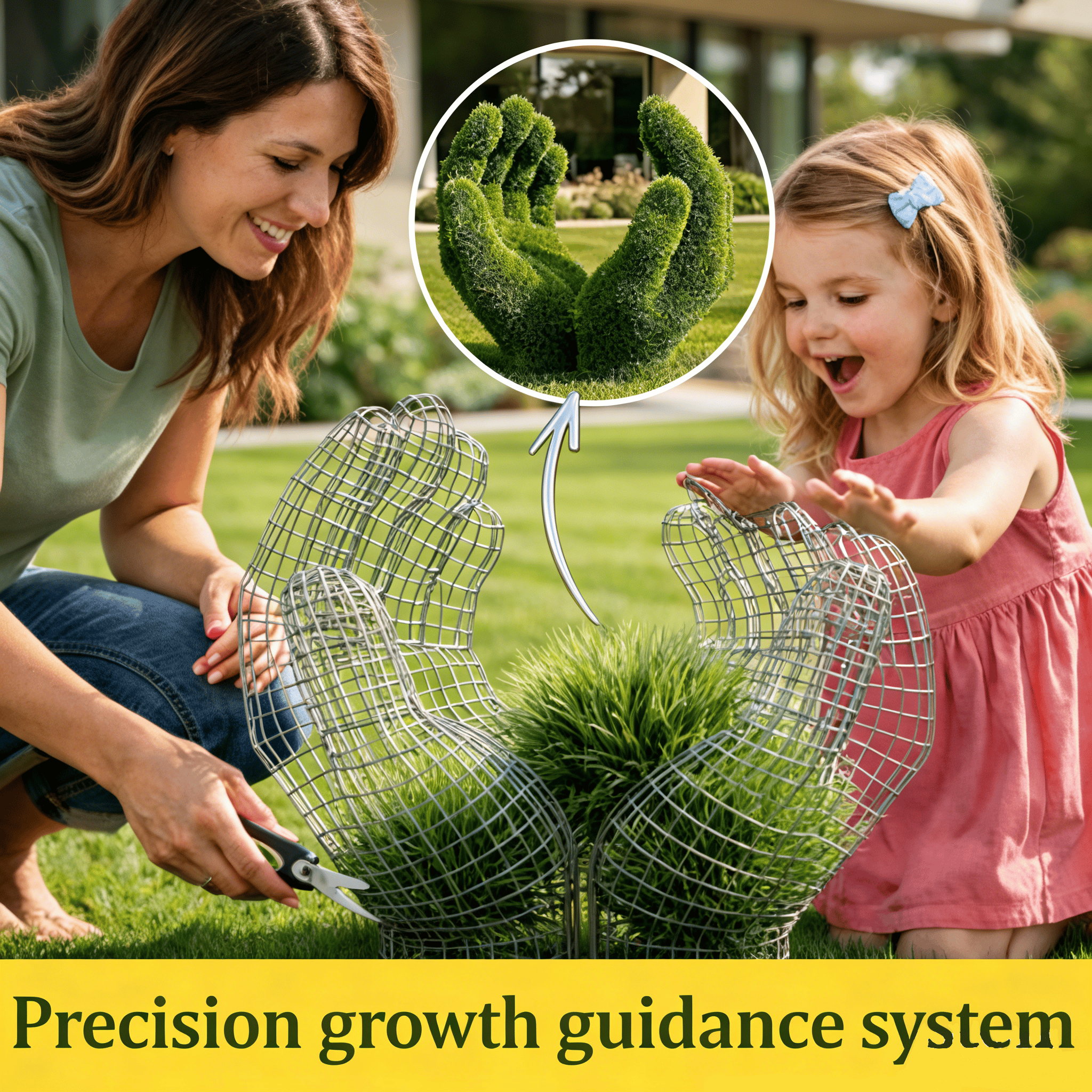 🖐️ Artistic Hand-Shaped Gardening Trellis | Precision Growth Guidance System