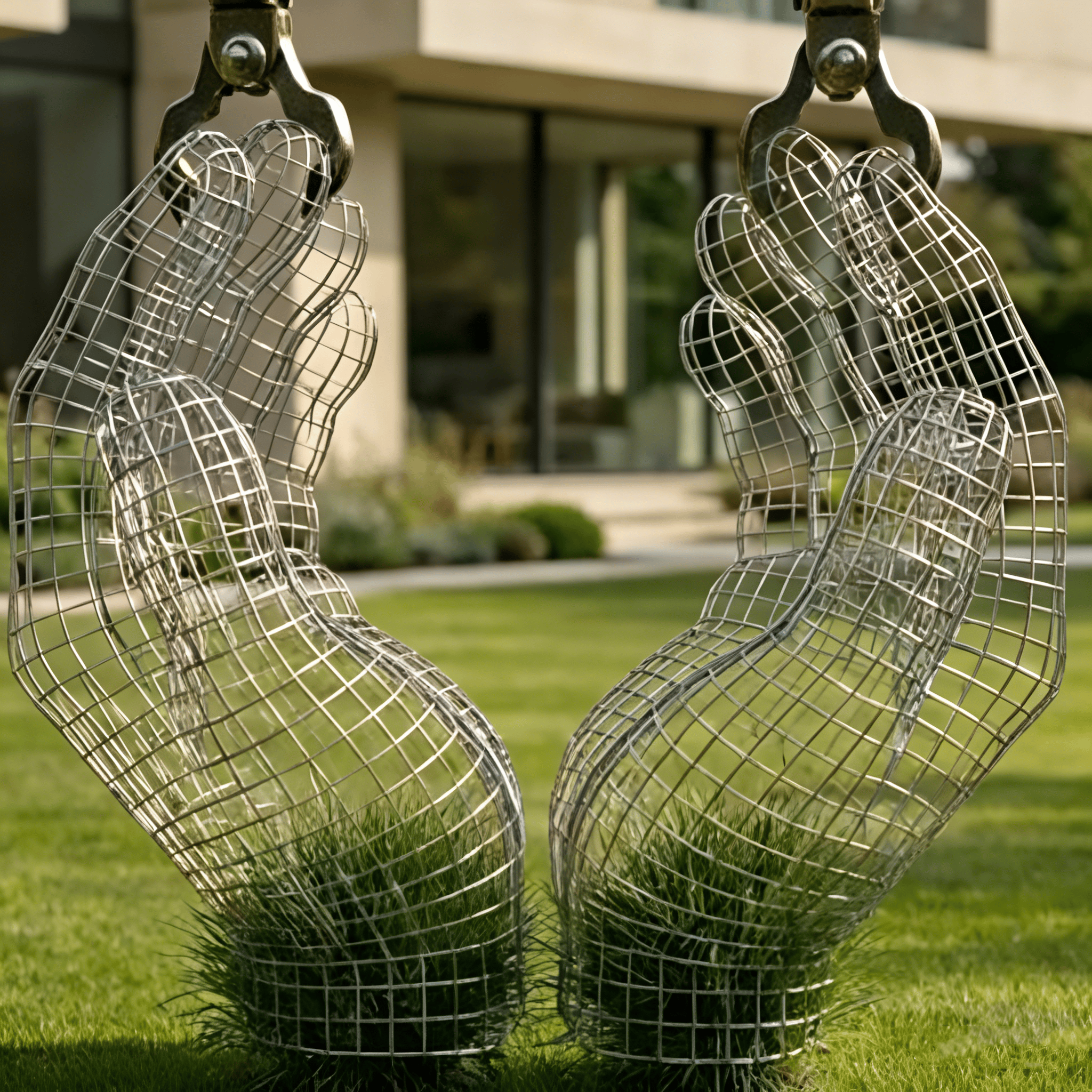 🖐️ Artistic Hand-Shaped Gardening Trellis | Precision Growth Guidance System