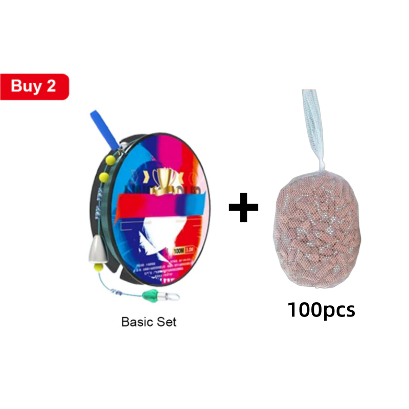 Automatic Bottom-Seeking Fishing Line Set