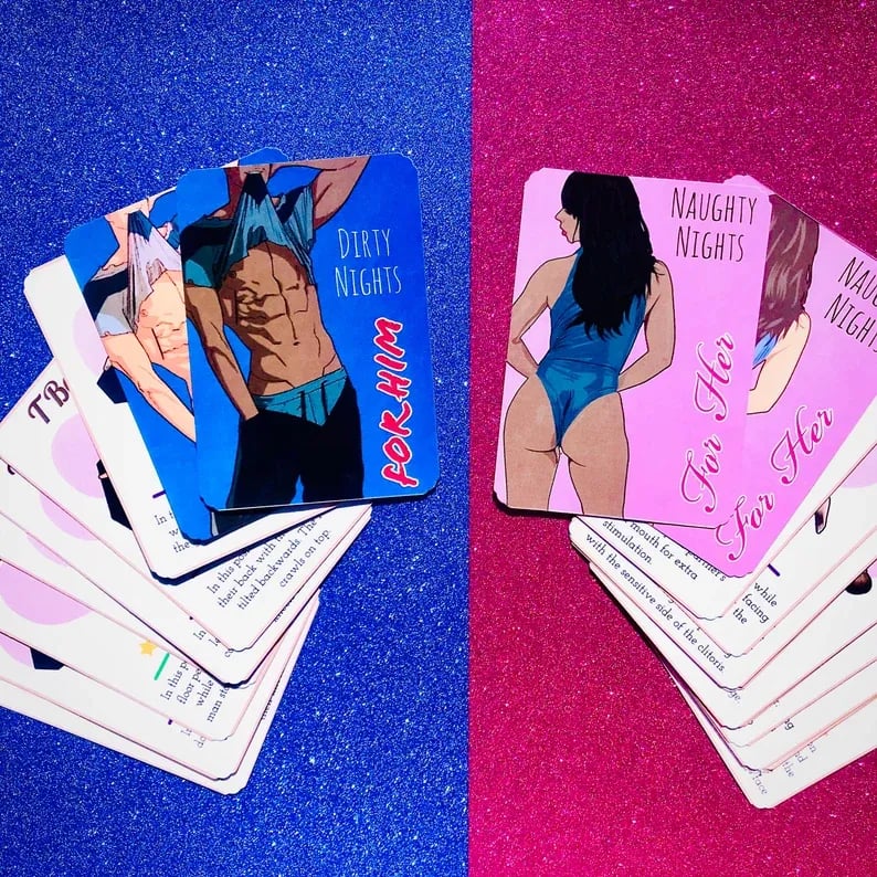 💗Couples Naughty Nights Romantic Cards