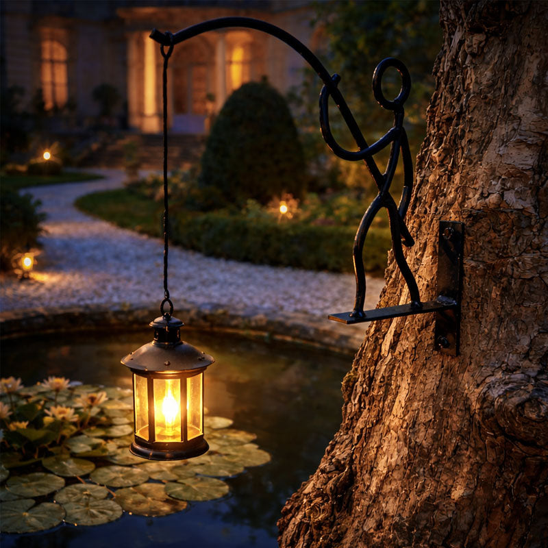 Fishing Man Hanging Plant Hoo