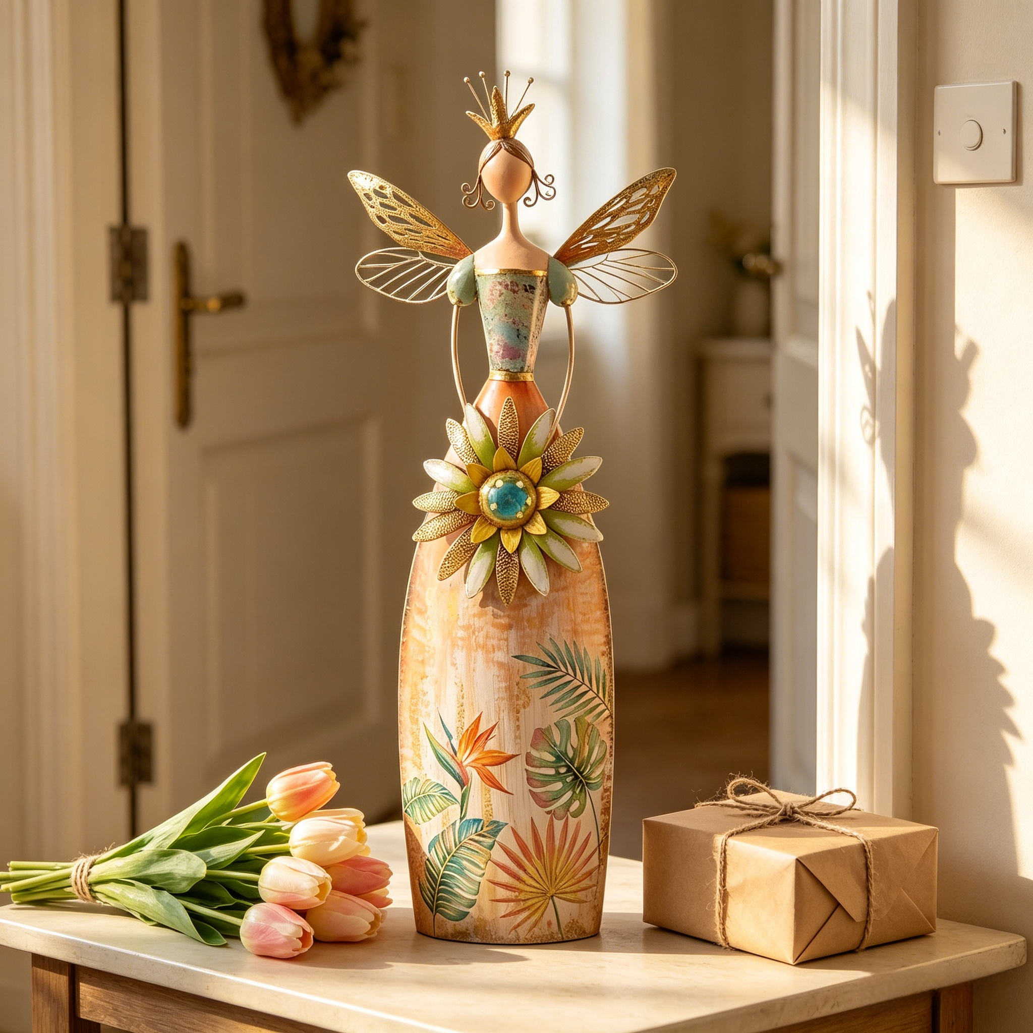 Fairy Angel Garden Metal Statue