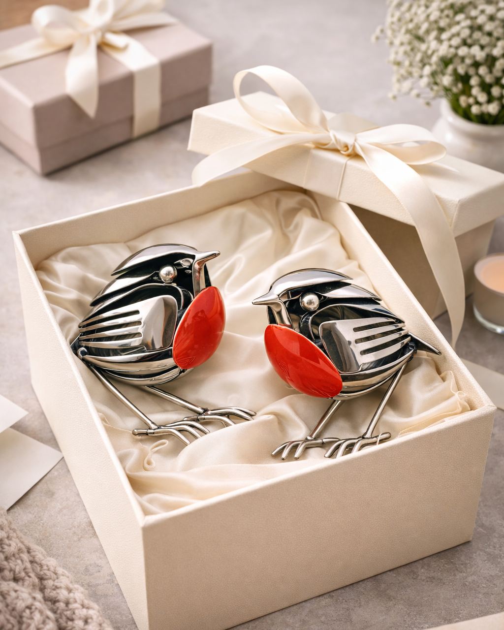 Robin Scrap Metal Art Sculpture