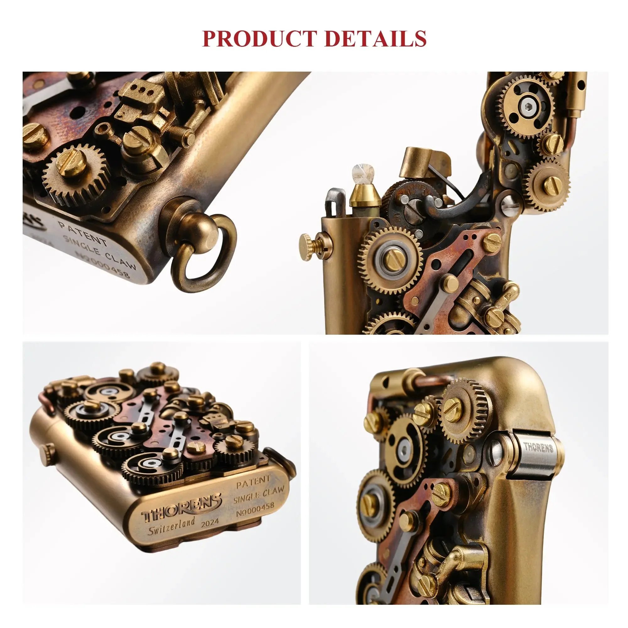 🔥Limited Edition Launch 🌟100% Handcrafted Steampunk-Twin Torque (Side-fill)