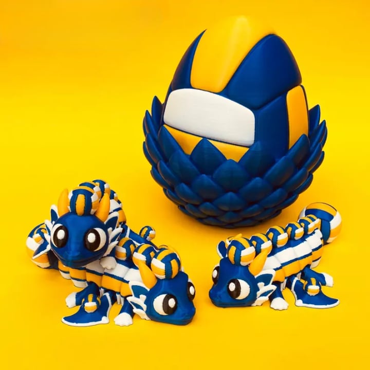 🔥LAST DAY 49% OFF-⚾ Flexi Baseball Dragons & Egg: Winged Dragon Fidget Toy