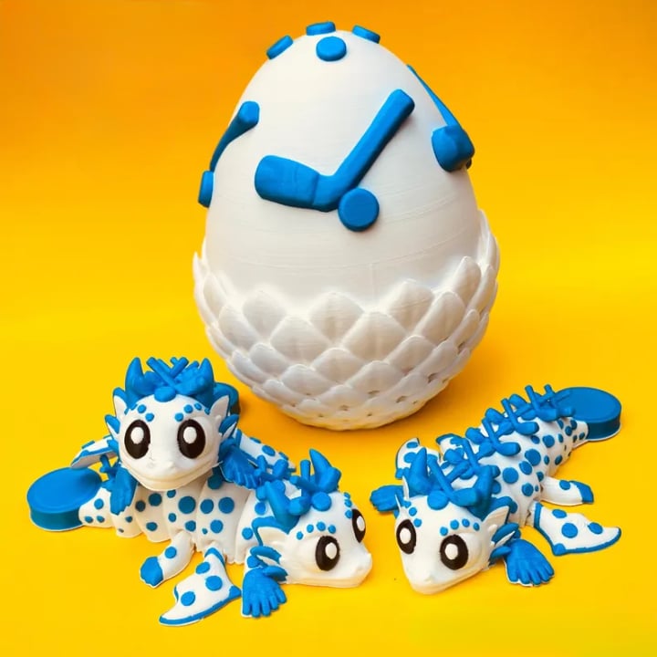 🔥LAST DAY 49% OFF-⚾ Flexi Baseball Dragons & Egg: Winged Dragon Fidget Toy