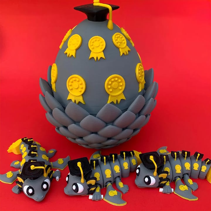 🔥LAST DAY 49% OFF-⚾ Flexi Baseball Dragons & Egg: Winged Dragon Fidget Toy