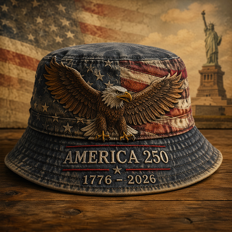 US 250th Anniversary Casual Bucket Hat