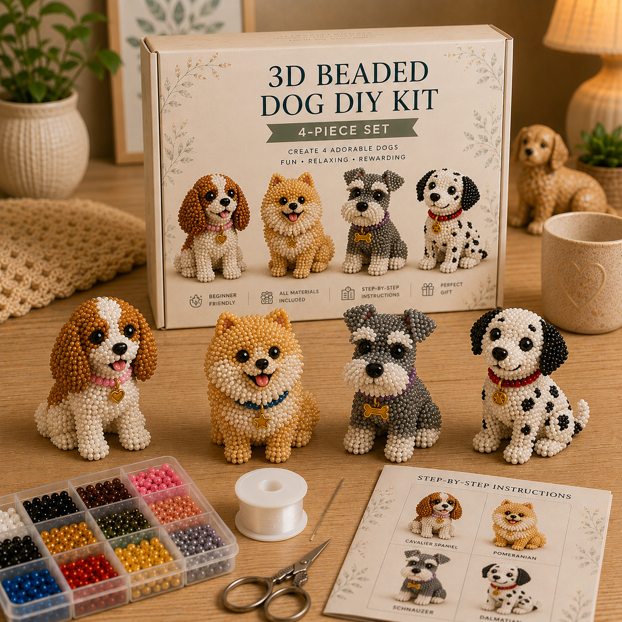 🐾 3D Beaded Pet DIY Kit