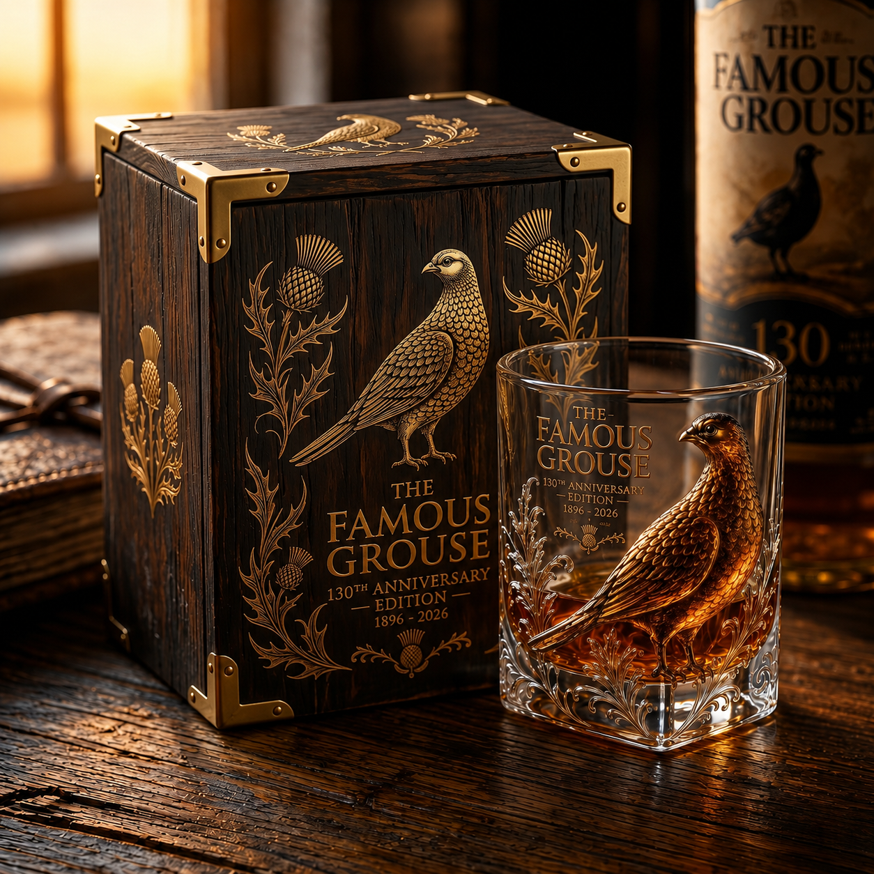 The Famous Grouse 130th Anniversary Whisky Glass