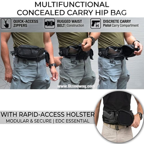 Multifunctional Concealed Carry Hip Bag with Rapid-Access Holster(✨Buy 2 Free Shipping)