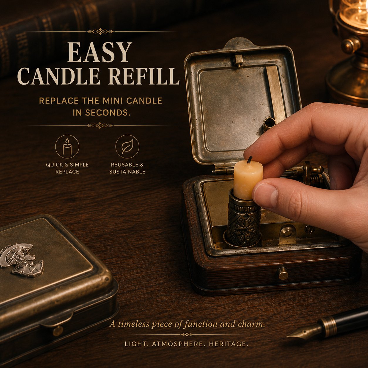🔥LAST DAY 49% OFF - ✨19th Pocket Candle Box