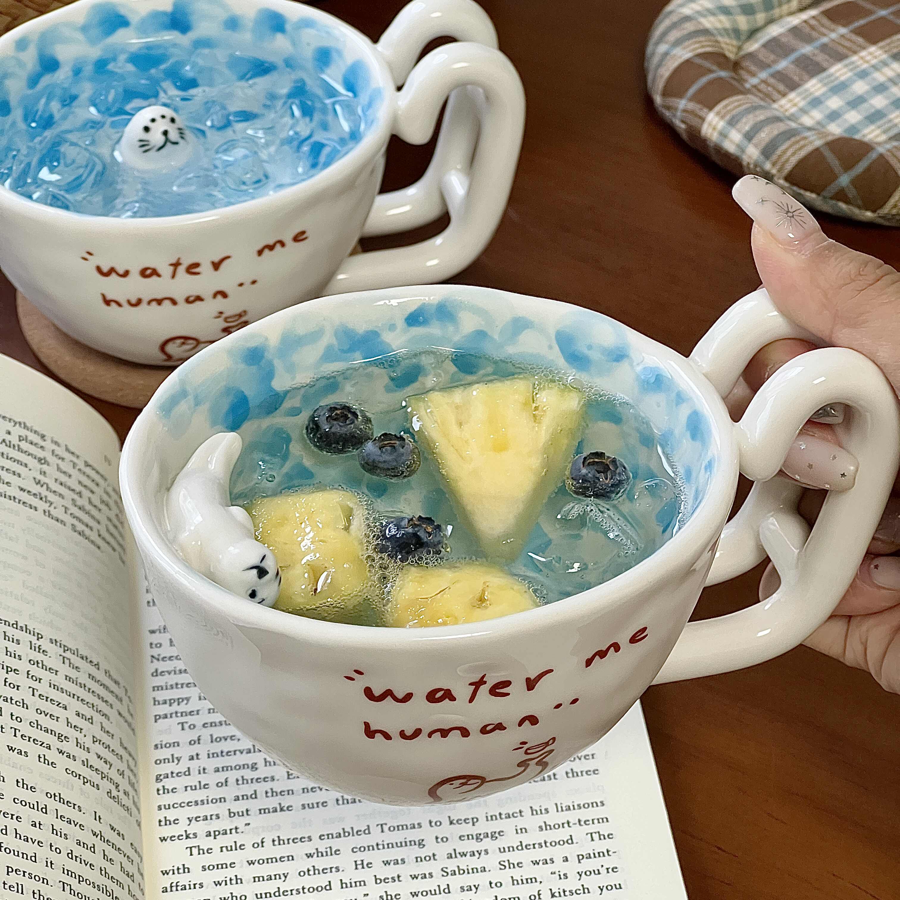 Cute Seal Ceramic Mug – Novelty Coffee Cup for Animal Lovers